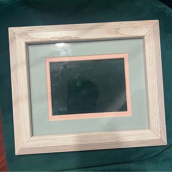 8 x 10 Picture Frame - White Wood - Large Frame - Easy Hang Wire - Picture 1 of 7